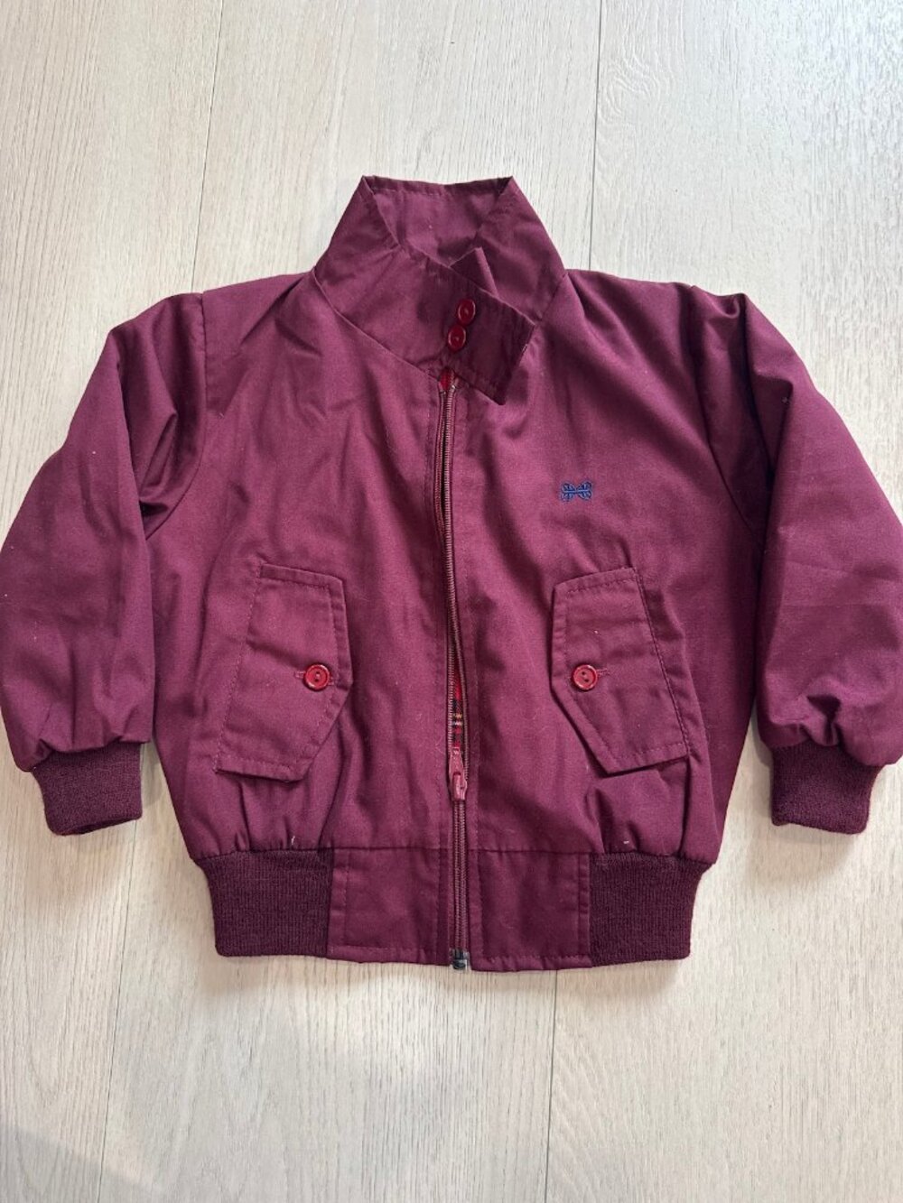 britannical Bomber Jacket 2-3 YRS Burgundy